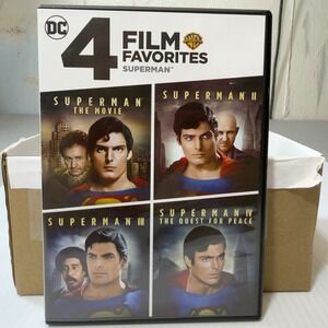 Superman 4 Film Favorite DVD Collection Christopher Reeve Anthology 883929035410